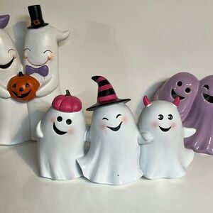 🧡Goblins and Ghouls Hot Pink Ghost Trio